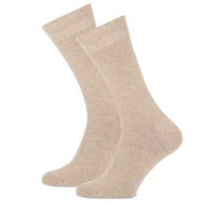 MarcMarcs Katoenen comfort herensokken Beige