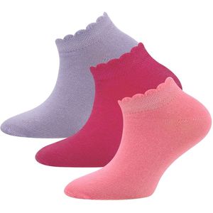 Sneakersokken van katoen – Fuchsia – 23-26