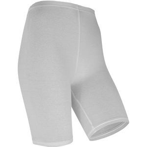 Dames short legging van katoen – White – XXXL