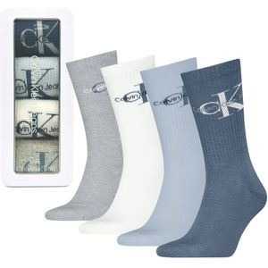Calvin Klein heren sokken giftbox logo 4-pack – Navy