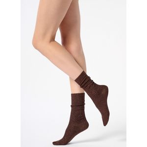 Diamonds Rib sokken met glitter