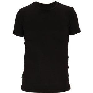 T-Shirt ronde hals Basset bamboo – Black – M