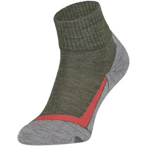 Merino wollen wandelsokken tot de enkel – Green – 35-38