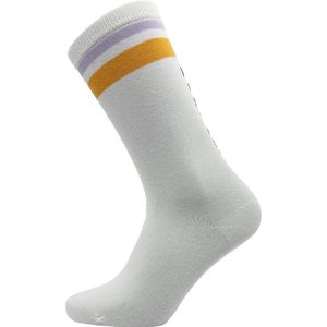 Unisex sokken met strepen set wit – White – 36-40