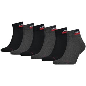 Levi's Mid cut sportwear logo 6-pack Black grey