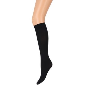 Marianne 60 denier pantykniekous van microfiber Black