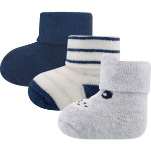 Newborn baby sokjes – Grey melange