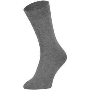 Heren sokken van katoen met badstofzool – Antracite – 35-38