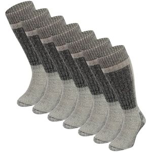S6 Dikke merino wollen kniekousen 7-paar – 43-45