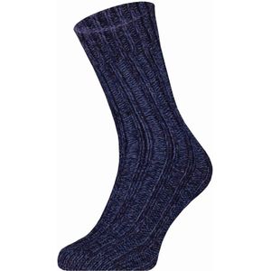 Boru Noorse Alpaca wollen sokken Marine