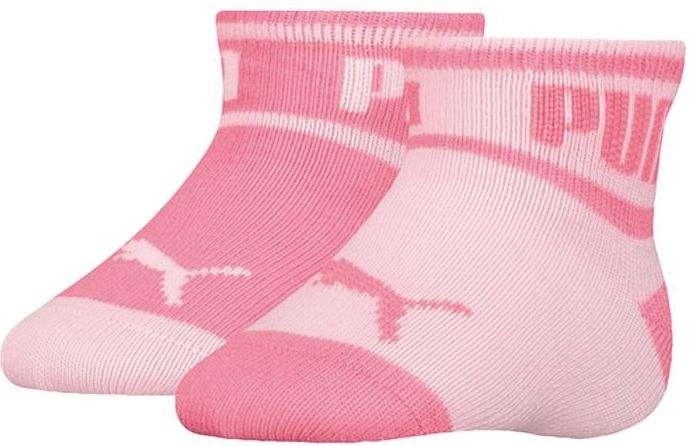 Puma - Unisex Babysokken - Pink - 2 Paar