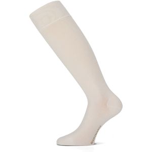 Dames kniekousen van cashmere - off white - 39-42