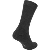 Boru Bamboe sokken met badstof zool Black