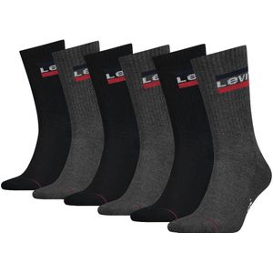 Levi's - Regular Cut Sportswear Logo 6-pack - Zwart Grijs - Katoen