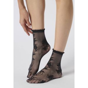 Oroblu - Lacelike - Sokken - 30 denier - Zwart