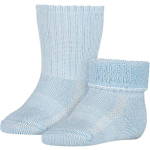 Eureka Merino wollen baby sokken Light blue