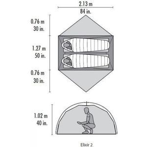 Msr Elixir 1 Tent - Groen - 1 Persoons