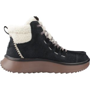 HEYDUDE - Wendy Peak - Dames Boots - Zwart/Tan - Suède - Winterklaar