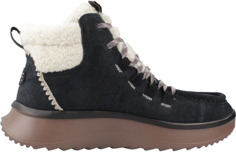 HEYDUDE - Wendy Peak - Dames Boots - Zwart/Tan - Suède - Winterklaar