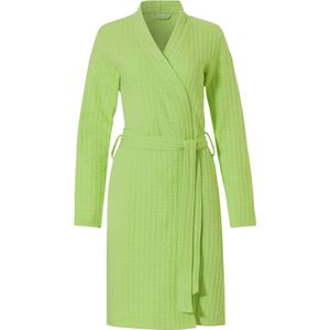 Groene kamerjas - badjas - ochtendjas - wafelpatroon - M