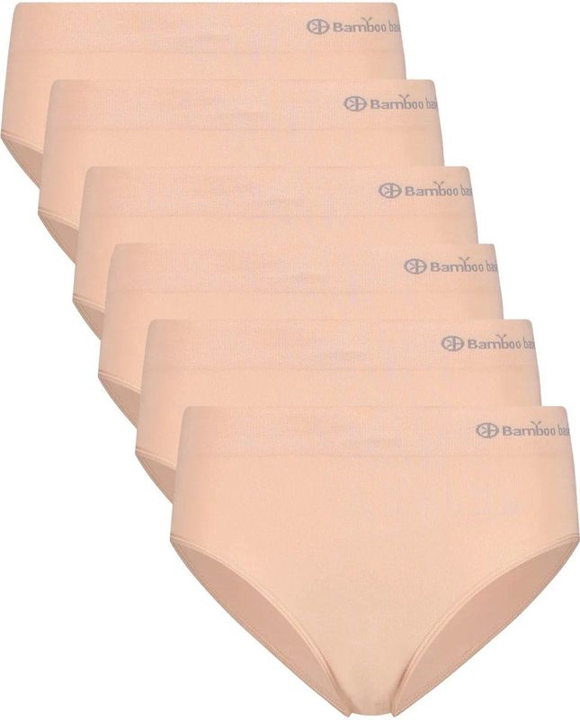 Bamboo Basics - Belle - Dames Slips - Rose - 6-pak Voordeelverpakking