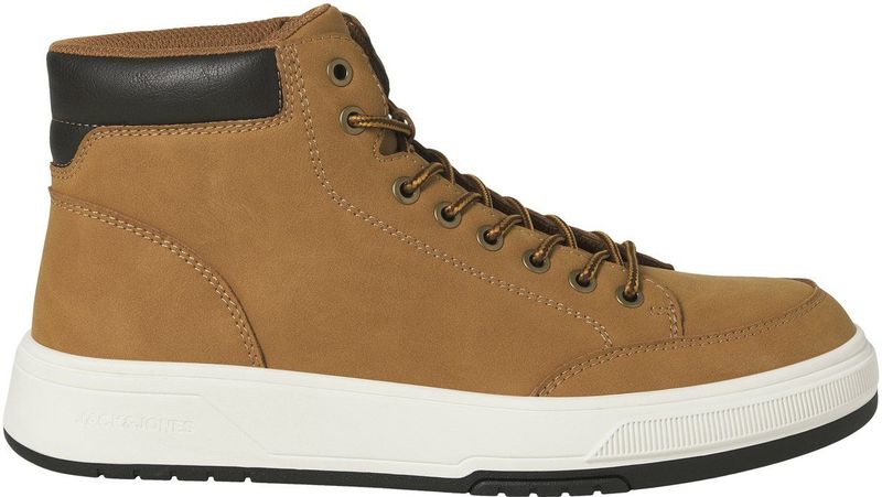 JACK & JONES Veterboots 'JFWEDMUND'  honing / zwart