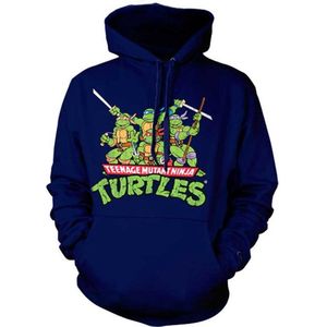 Teenage Mutant Ninja Turtles Hoodie/trui -S- Turtles Distressed Group Blauw