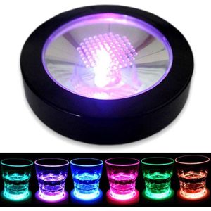 Lichtzwaartekrachtsensor Led Onderzetter USB Oplaadbaar Voor Bar Party .