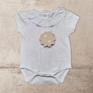 Patachou Body/Romper Jersey | Wit | newborn| maat 50