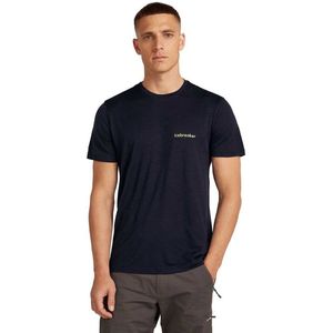 Icebreaker - Merino 150 Tech Lite - T-shirt - Blauw - Korte Mouwen