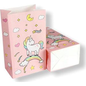 30 stuks cadeauzakjes voor kinderverjaardag, papieren zakjes, kleine papieren zakjes, verjaardagszakjes met stickers, cadeauzakjes voor kinderen, verjaardag, Kerstmis, bruiloft, feest, Valentijnsdag