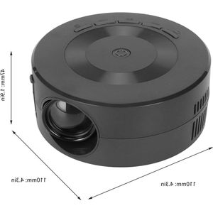 1080p Draagbare Oogbeschermingsprojector met Dezelfde Schermfunctie - Ingebouwde Luidspreker - Mobiele Voeding - IOS Android .
