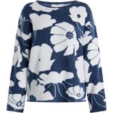 Trui 'Lurea' - Gebreide Trui - Bloemenprint - Lange Mouw - Normale Lengte
