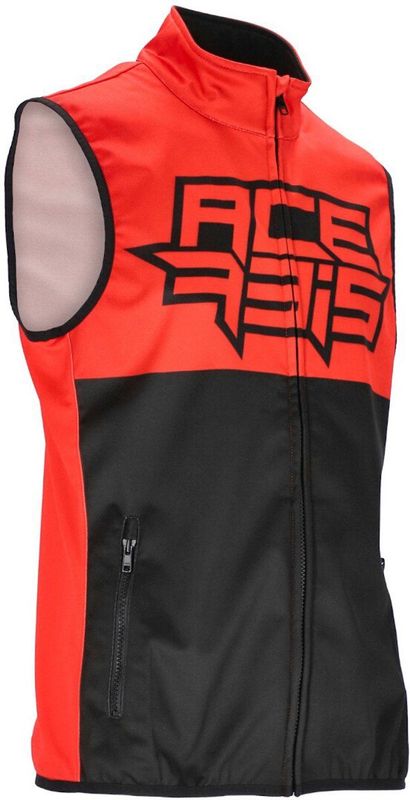 Acerbis - Linear Softshell - Waterdicht Vest - Zwart Rood