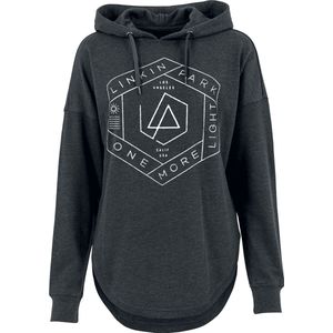 Linkin Park One More Light Dames Trui met capuchon - gemêleerd houtskool - S