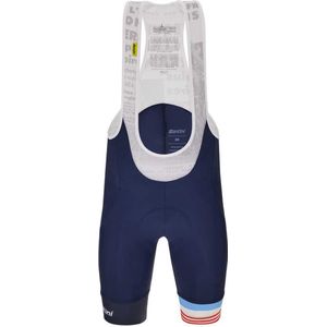 Santini Mj Mont Ventoux Fietsbroeken Wit,Blauw L Man