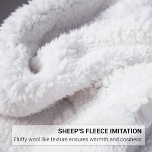 Premium Super Zachte Enkele Maat Fluffy Fleecedeken - Warm Extra Dik Throw Deken - Lichtgewicht Ademend Luxueus Woondeken - Perfect Cadeau Voor Mannen Vrouwen Kinderen - Grijs