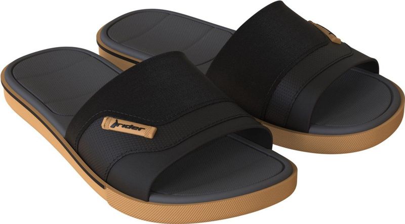 Rider - Spin Slide - Slipper - Zwart - 100% Rubber