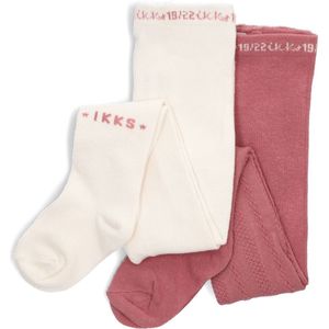 IKKS Lot 2 Collants Beenmode Unisex - Roze - Maat 15/18