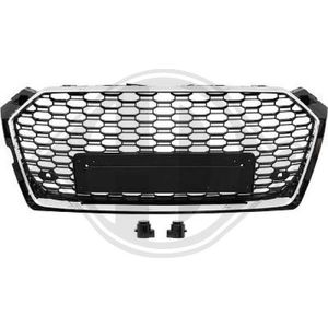 Audi - Radiateurgrille - Chroom/zwart - Glanzend - Voorzijde