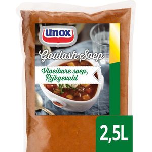 Unox Goulashsoep 2,5 Liter Grootverbruik Verpakking Kant en Klare Soep