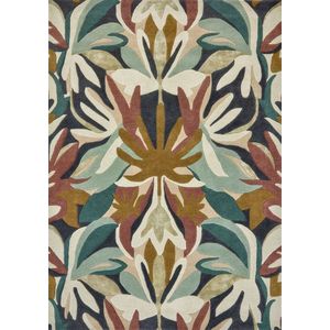 Vloerkleed Melora Positano Succulent Gold 142702 142701 - maat 140 x 200 cm