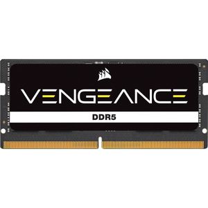 CORSAIR - VENGEANCE - DDR5 SODIMM Geheugen - Zwart - 32 GB (1 x 32 GB) - 5200 MHz C44