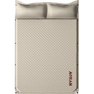 Meedeer Opblaasbare Matras 2 Personen- Inflatable Mattress-Luchtmatras-Automatic inflation-Waterdicht-Draagbaar-Met kussen-Geschikt voor kamperen-outdoor-reizen