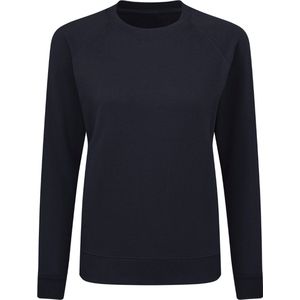 Marine Blauwe dames sweater met raglan mouw merk SG maat XXL