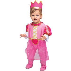 VIVING COSTUMES / JUINSA - Prinses vermomming met roze kroon voor baby - Roze - 1-2 jaar