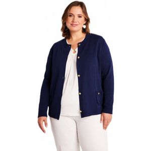 Kort vest met knopen