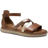 TAMARIS Comfort Damessandalen - NUT Comb - Hallux-vriendelijk - Hoogwaardig Materiaal
