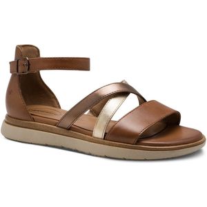 TAMARIS Comfort Damessandalen - NUT Comb - Hallux-vriendelijk - Hoogwaardig Materiaal