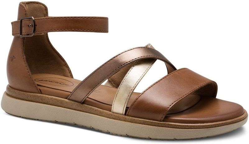 TAMARIS Comfort Damessandalen - NUT Comb - Hallux-vriendelijk - Hoogwaardig Materiaal